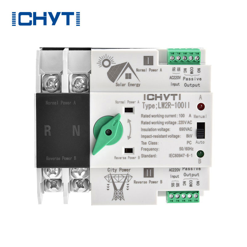 Dual Power Automatisk Transfer Switch