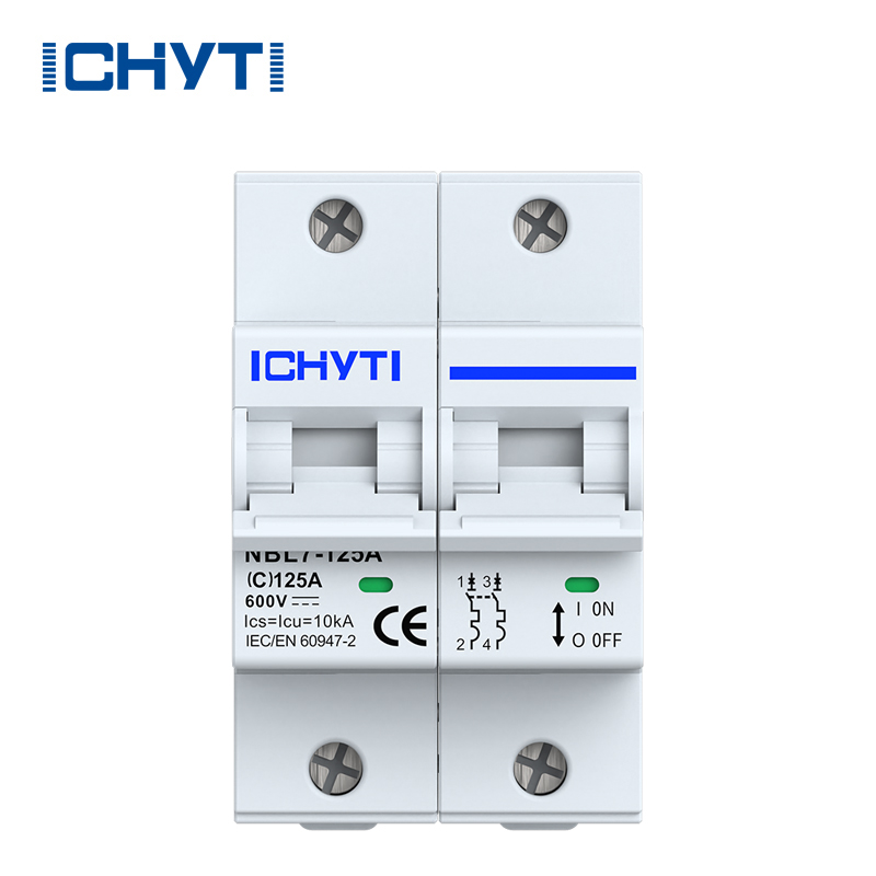 Icke polaritet 125A DC MCB